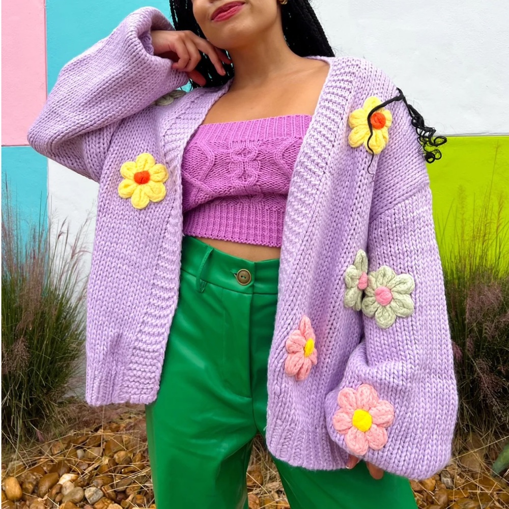 Lavender Knit Sweater